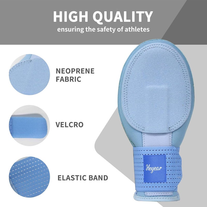 Heyear Baseball Sliding mitt, Sliding Mitt for Youth, Baseball Softball Glove for Hand Protection, Breathable and Durable, Adjustable Elastic Wrist Strap, Ambidextrous Design - Image 2